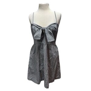 NWT Black and White Gingham Dress